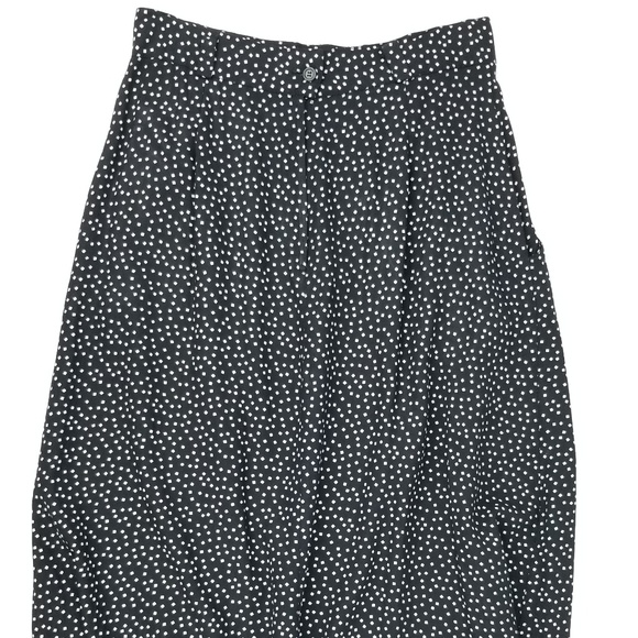 80s Vintage Diane Richard Acetate Rayon Skirt w/Pockets 14 - Picture 5 of 8